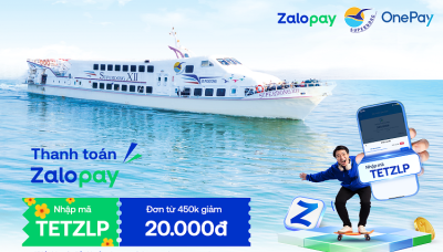 Cùng Tàu Superdong Đón Xuân - Giảm Ngay 20.000đ Khi Thanh Toán Qua Zalopay